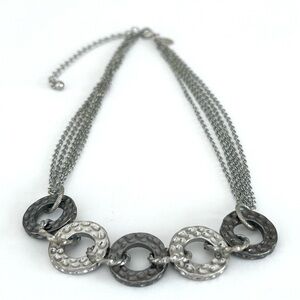 Lia Sophia Necklace Necklace United Hammered Metal